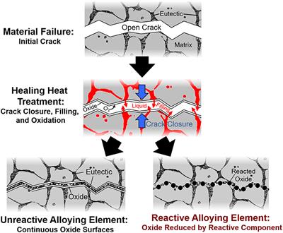 A Reactive Element Approach to Improve Fracture Healing in Metallic Systems